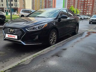 2017 Hyundai Sonata VII (LF) Рестайлинг, чёрный, 1621000 рублей, вид 2