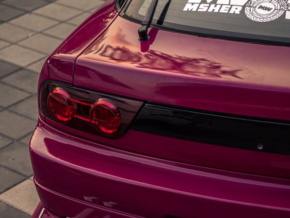 1992 Nissan 200SX S13, розовый - вид 10