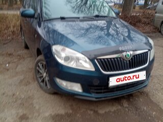 2012 Skoda Fabia II Рестайлинг, синий, 560000 рублей, вид 2
