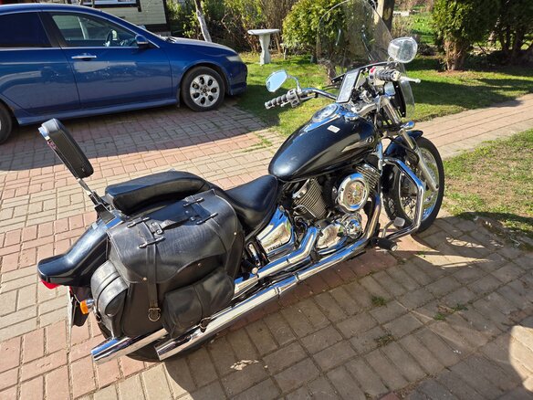 2003 Yamaha XVS1100, чёрный, 599000 рублей - вид 8