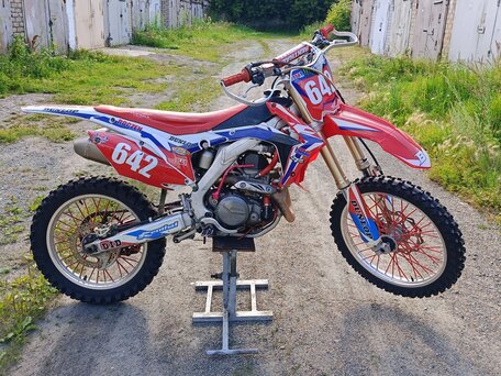 2014 Honda CRF 450R, красный, 400000 рублей, вид 1