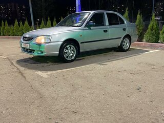 2007 Hyundai Accent ТагАЗ II, серый, 330000 рублей, вид 4