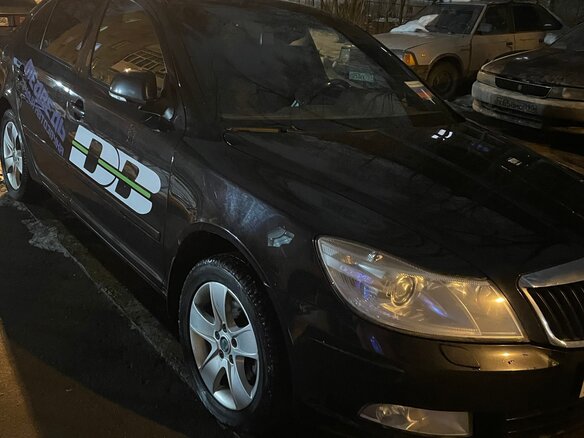 2012 Skoda Octavia II (A5) Рестайлинг, чёрный, 920000 рублей
