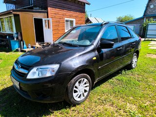 2015 Lada (ВАЗ) Granta I, чёрный, 500000 рублей, вид 1