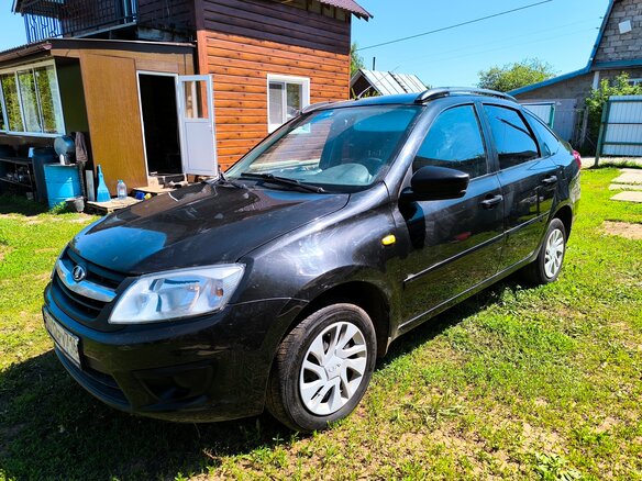 2015 Lada (ВАЗ) Granta I, чёрный, 500000 рублей