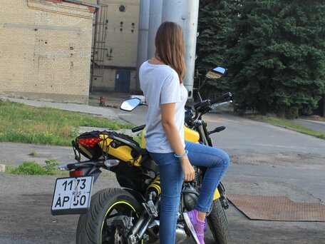 2012 Kawasaki ER-6N, жёлтый, 380000 рублей, вид 3