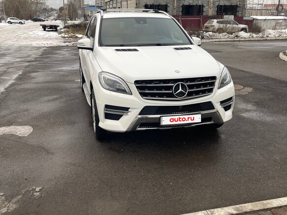 2014 Mercedes-Benz M-Класс 300 III (W166), белый, 2900000 рублей - вид 1