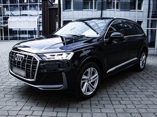 2021 Audi Q7 45 TFSI II (4M) Рестайлинг, чёрный, 3799000 рублей, вид 3