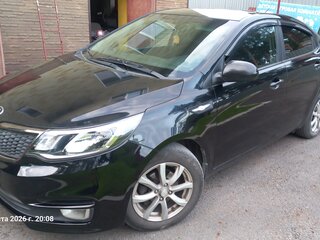 2016 Kia Rio III Рестайлинг, чёрный, 1200000 рублей, вид 1
