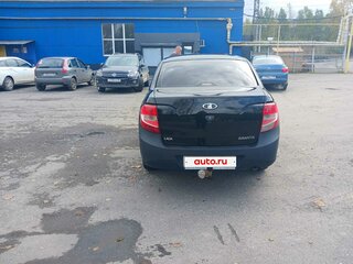 2012 Lada (ВАЗ) Granta I, чёрный, 350000 рублей, вид 3
