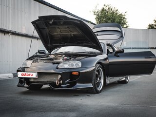 1995 Toyota Supra IV (A80), чёрный, 4500000 рублей, вид 5