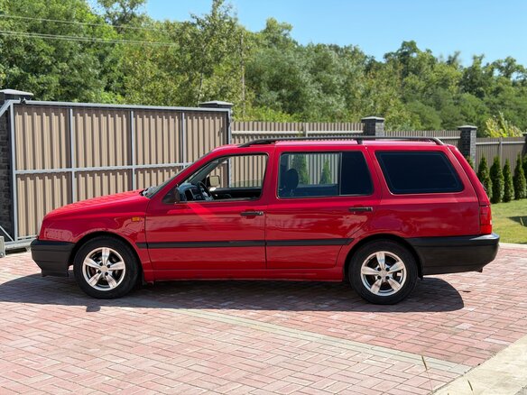 1995 Volkswagen Golf III, красный, 250000 рублей - вид 7