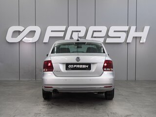 2019 Volkswagen Polo V Рестайлинг, серебристый, 1325000 рублей, вид 4