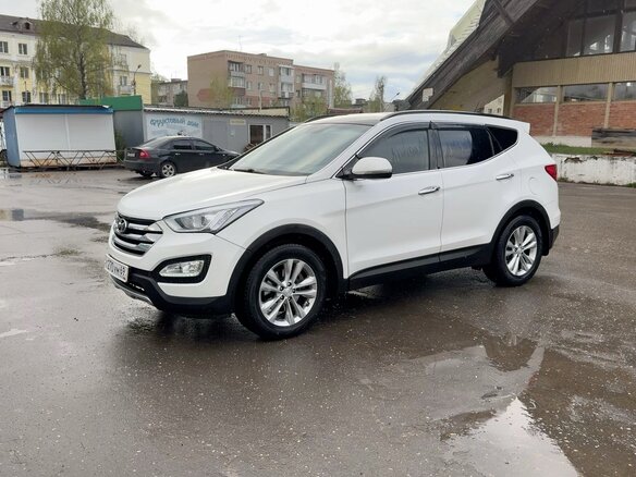 2014 Hyundai Santa Fe III, белый, 1980000 рублей - вид 3