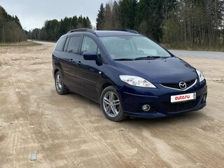 2009 Mazda 5 I (CR) Рестайлинг, синий, 800000 рублей, вид 3