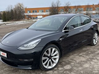 2018 Tesla Model 3 Long Range I, чёрный, 3050000 рублей, вид 1
