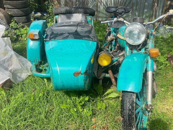 1975 Урал M-67, голубой, 45000 рублей - вид 2
