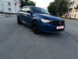 2021 Volkswagen Polo VI, синий, 1400000 рублей, вид 2