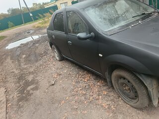 2007 Renault Logan I, чёрный, 152000 рублей, вид 2