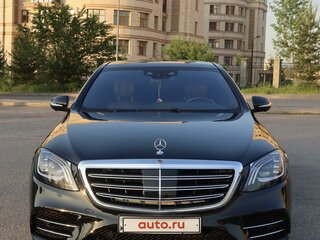 2018 Mercedes-Benz S-Класс 560 VI (W222, C217) Рестайлинг, чёрный, 6800000 рублей, вид 2