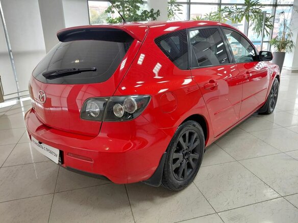 2007 Mazda 3 I (BK) Рестайлинг, красный - вид 4