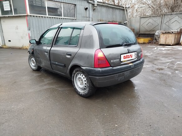 2001 Renault Clio II, серый, 120000 рублей - вид 4