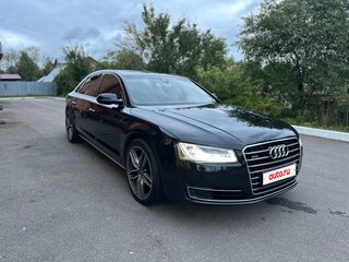 2016 Audi A8 Long III (D4) Рестайлинг, чёрный, 3000000 рублей, вид 2
