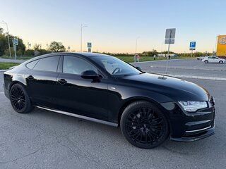 2014 Audi A7 I (4G) Рестайлинг, чёрный, 2575000 рублей, вид 3