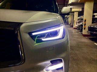 2018 Infiniti QX80 I Рестайлинг 2, белый, 4300000 рублей, вид 2