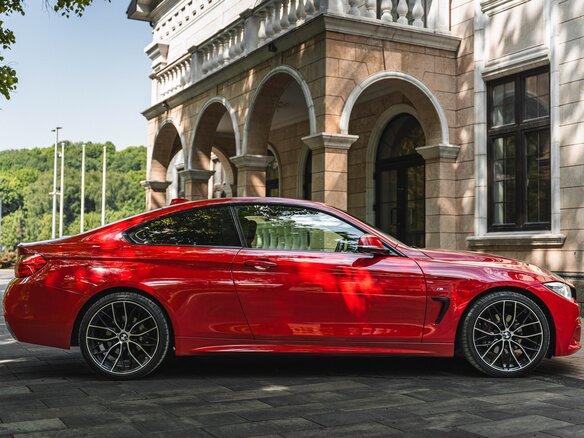 2014 BMW 4 серии 420d xDrive F32/F33/F36, красный - вид 2