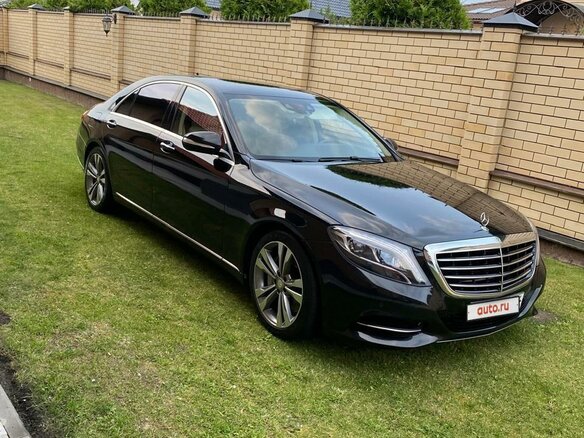 2014 Mercedes-Benz S-Класс 500 Long VI (W222, C217), чёрный, 4500000 рублей - вид 1