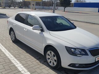 2013 Skoda Superb DSG II Рестайлинг, белый, 1175000 рублей, вид 3