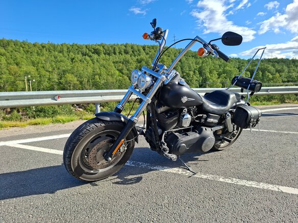 2012 Harley-Davidson Fat Bob, чёрный, 800000 рублей - вид 6