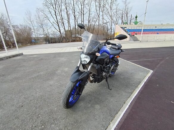2017 Yamaha MT-07 (FZ-07), синий, 730000 рублей - вид 12