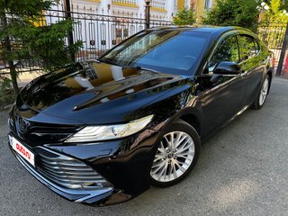 2019 Toyota Camry VIII (XV70), чёрный, 3200000 рублей, вид 3