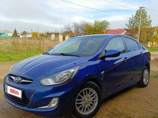 2012 Hyundai Solaris I, синий, 750000 рублей, вид 1