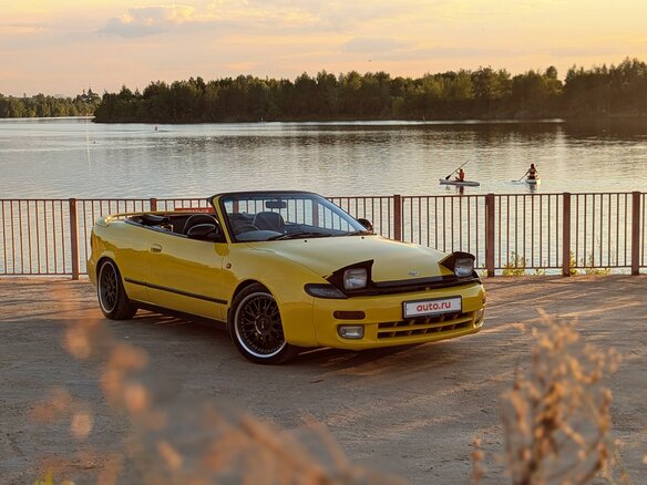1993 Toyota Celica GT V (T180), жёлтый - вид 1