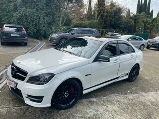 2012 Mercedes-Benz C-Класс 180 BlueEFFICIENCY III (W204) Рестайлинг, белый, 1600000 рублей, вид 1