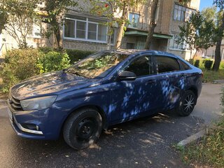 2018 Lada (ВАЗ) Vesta I, синий, 800000 рублей, вид 4