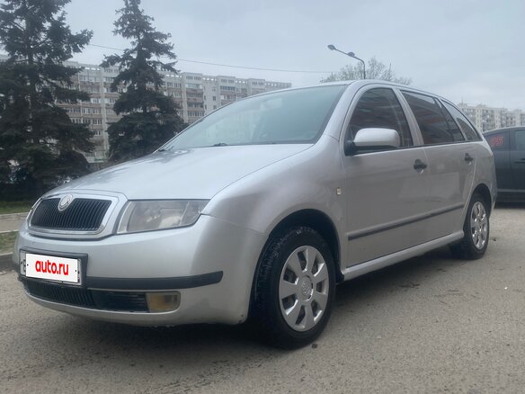 2002 Skoda Fabia I, серебристый, 260000 рублей