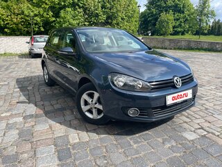 2009 Volkswagen Golf VI, синий, 950000 рублей, вид 2