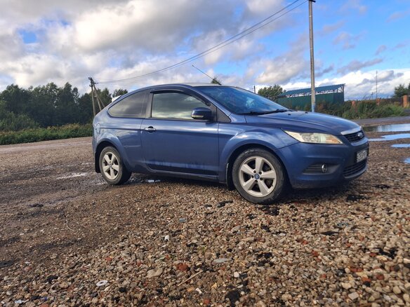 2008 Ford Focus II Рестайлинг, синий, 400000 рублей - вид 4