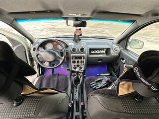 2009 Renault Logan I, серый, 255000 рублей, вид 2