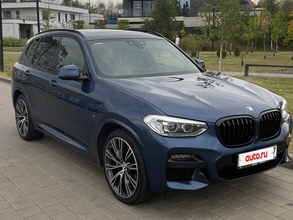 2019 BMW X3 30d xDrive III (G01), синий, 4550000 рублей - вид 1