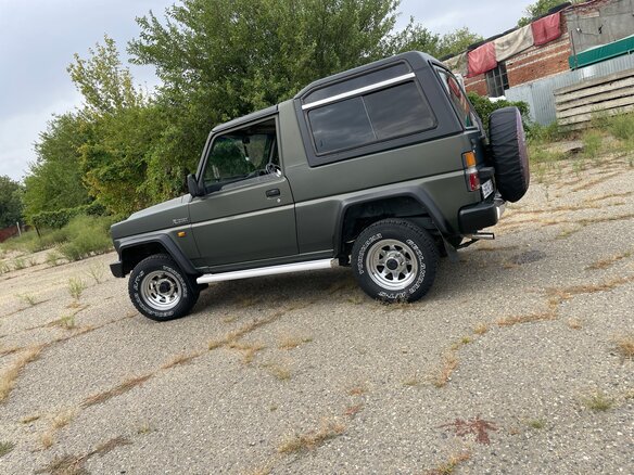 1991 Daihatsu Rugger I, зелёный - вид 17