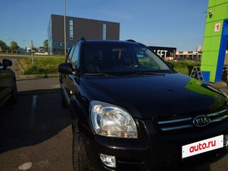 2007 Kia Sportage II, чёрный, 1200000 рублей, вид 3