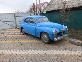 1955 ГАЗ М-20 «Победа», синий, 90000 рублей, вид 1