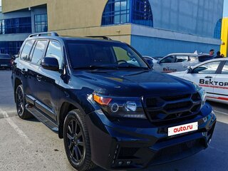 2014 Toyota Land Cruiser 200 Series Рестайлинг 1, чёрный, 4500000 рублей, вид 4