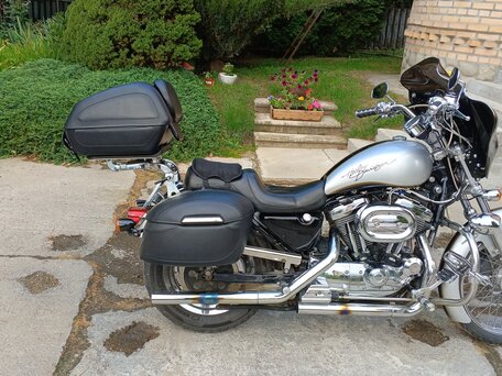 2003 Harley-Davidson Sportster 1200, серебристый, 690000 рублей, вид 4