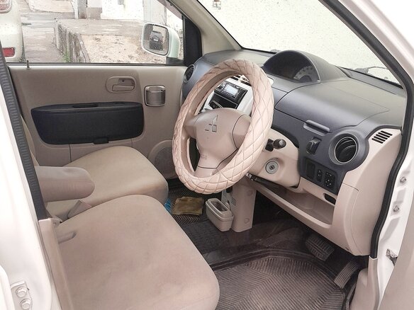 2009 Mitsubishi eK Wagon II, белый, 485000 рублей - вид 3